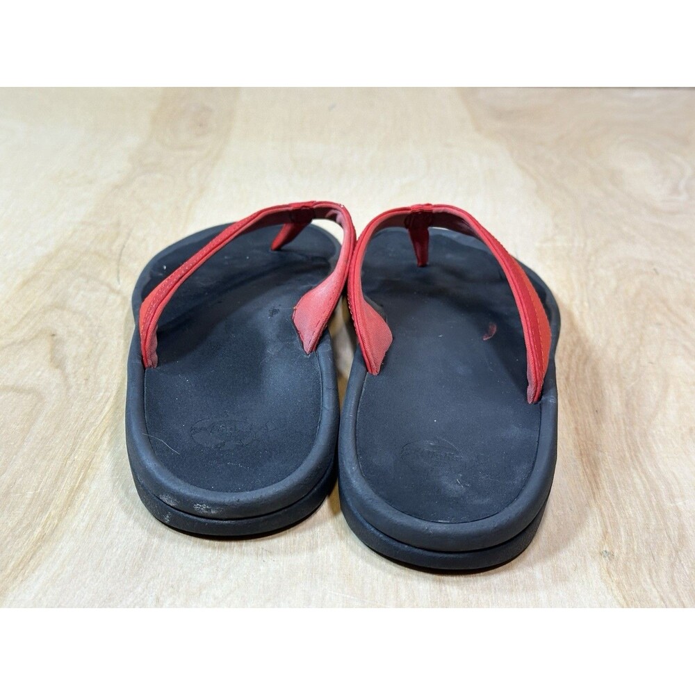 OluKai Ohana Women’s Flip Flops Thong Sandals Red Size 10 - Picture 6 of 7